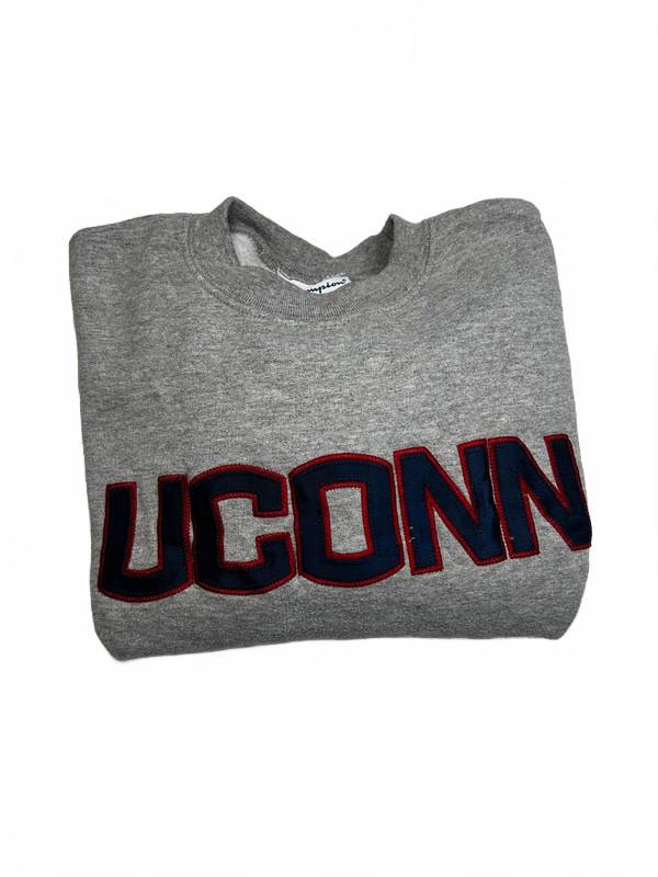 Champion UConn Grey Sweatshirt XS Vintage Crewneck