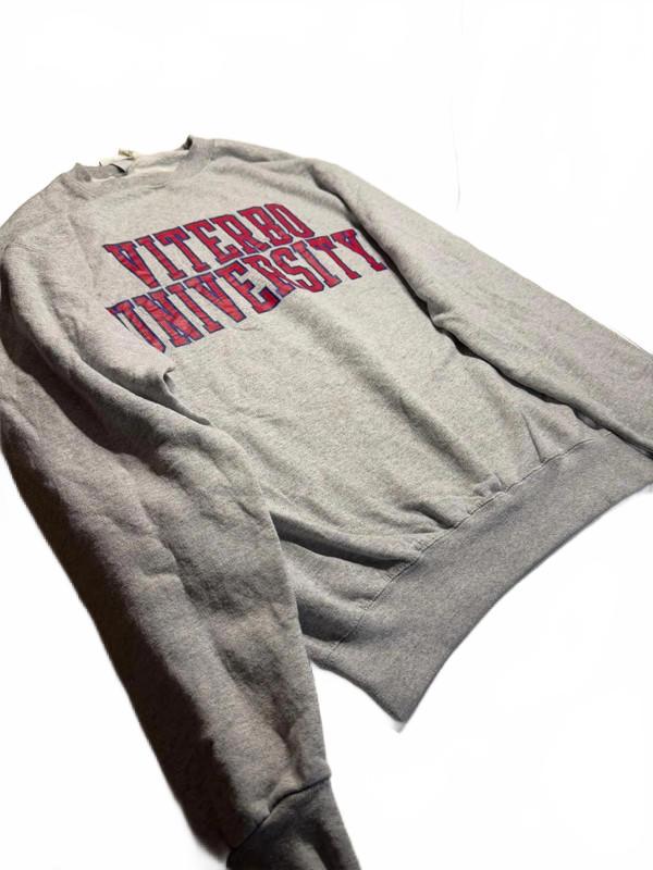 Vintage Champion Viterbo University Sweatshirt – Grey Medium