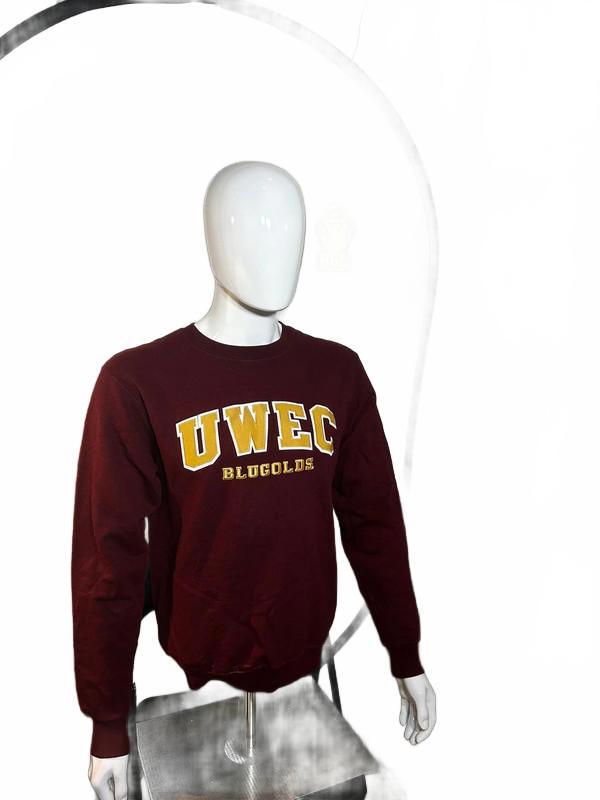Vintage Champion UWEC Blugolds Crewneck – Maroon Small