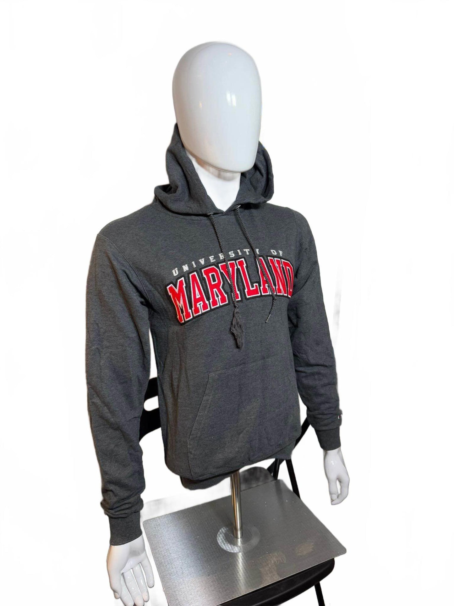 Vintage Champion University of Maryland Hoodie XS – Grey