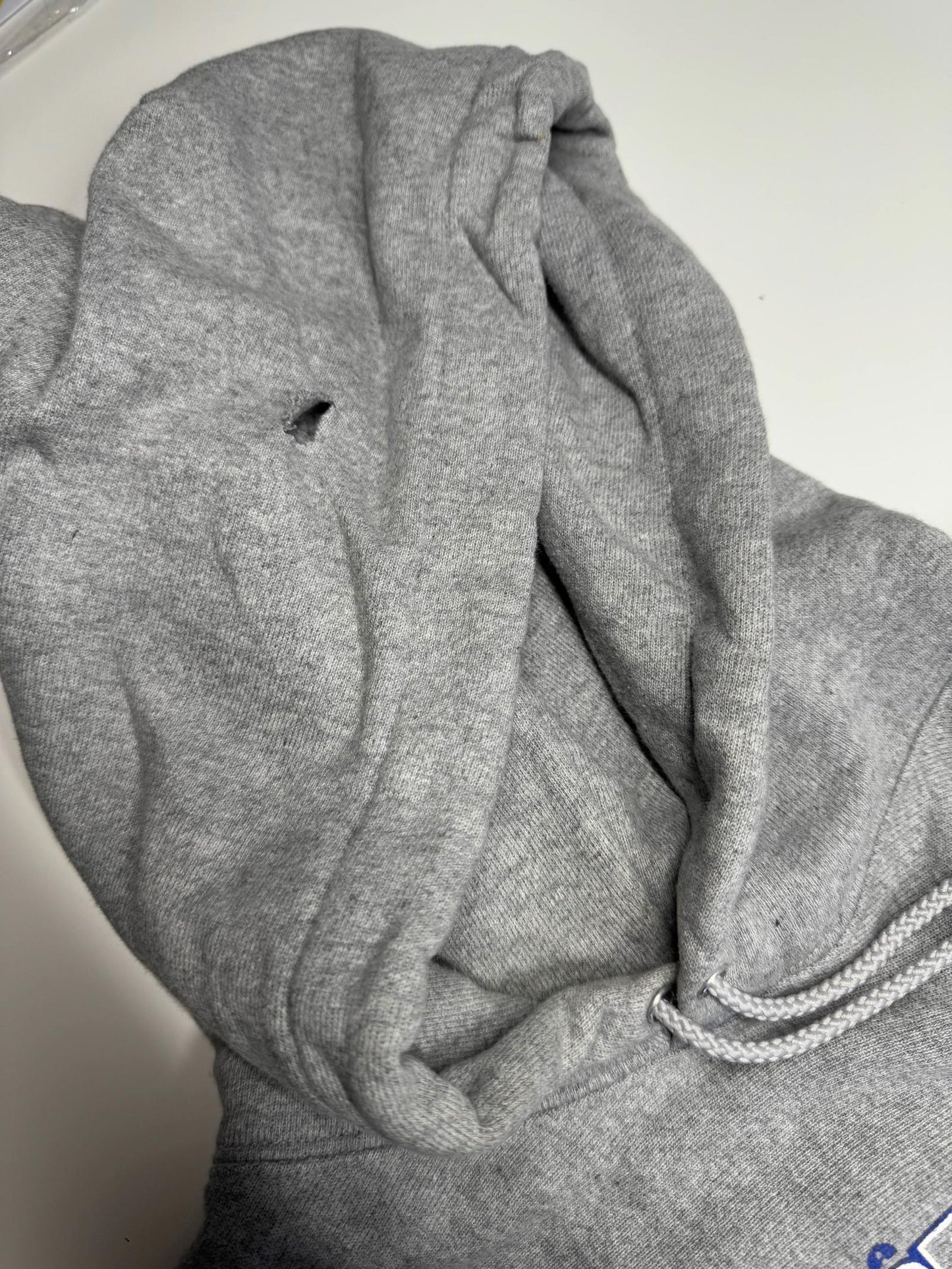 Vintage Toppers Hoops Hoodie Grey Medium