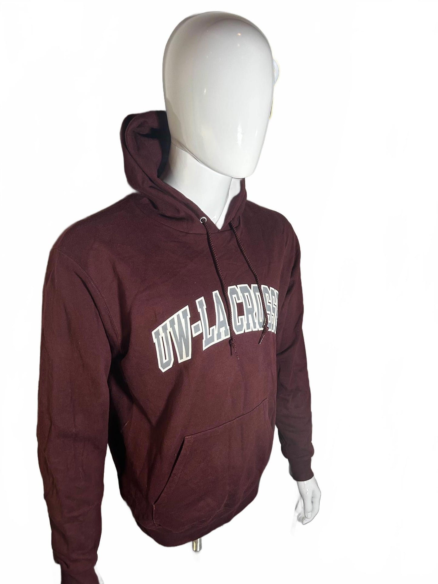 Vintage Champion UW-La Crosse Hoodie Medium Maroon