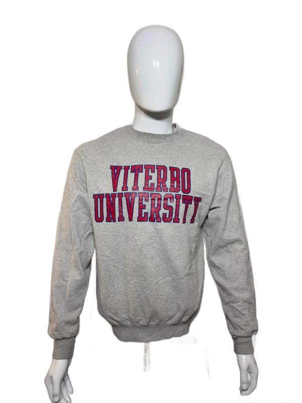 Vintage Champion Viterbo University Sweatshirt – Grey Medium