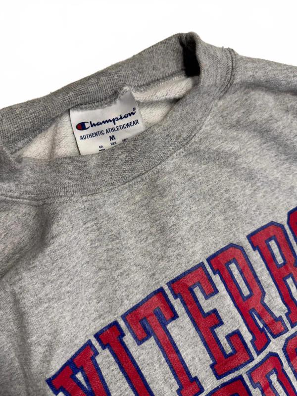 Vintage Champion Viterbo University Sweatshirt – Grey Medium