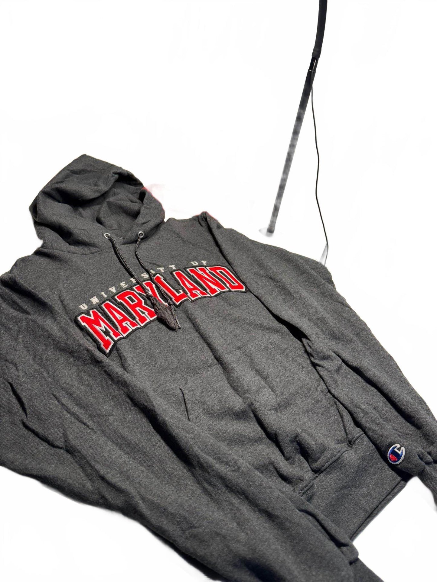Vintage Champion University of Maryland Hoodie XS – Grey