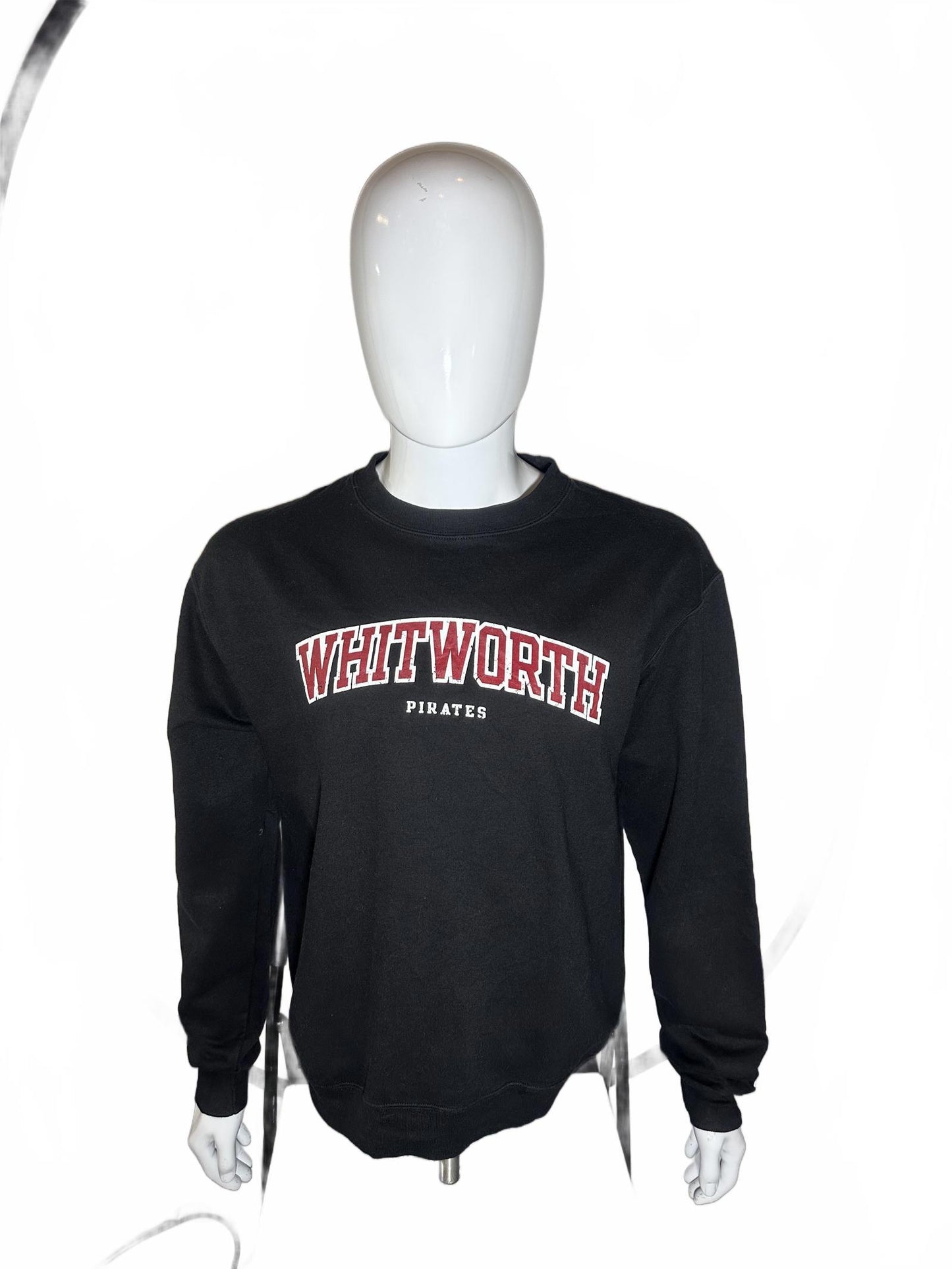 Vintage Champion Whitworth Pirates Sweatshirt Medium
