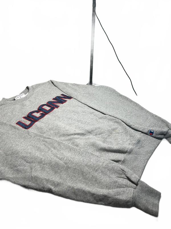 Champion UConn Grey Sweatshirt XS Vintage Crewneck
