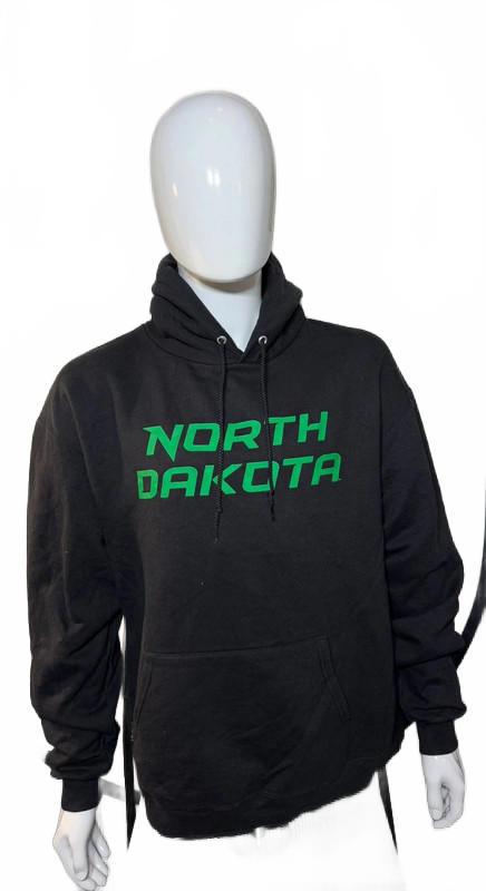 Vintage Champion North Dakota Hoodie – Black XXL