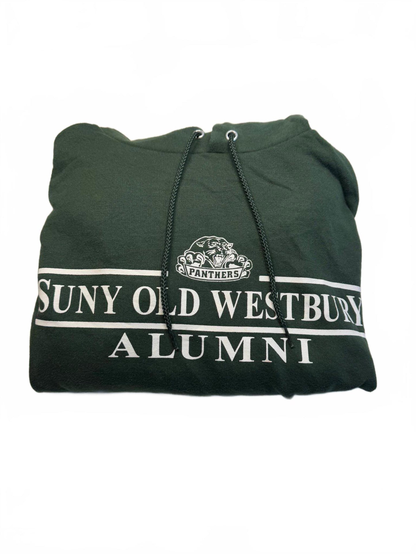 Vintage Champion SUNY Old Westbury Hoodie M Green