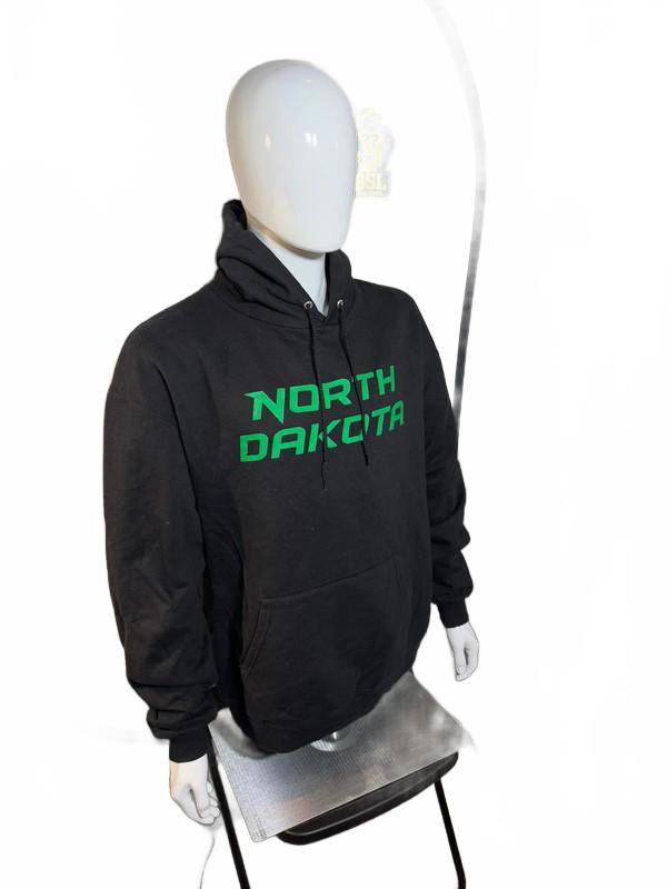 Vintage Champion North Dakota Hoodie – Black XXL